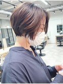 大人かわいいショートヘア