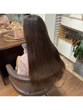 ルアナ エクステ 名古屋栄店(Luana.) 【before、afterあり】重ためボブからロングに。