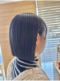 20代30代タッセルボブヘイリーボブ大人冬ヘア小顔効果