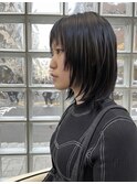 黒髪レイヤー
