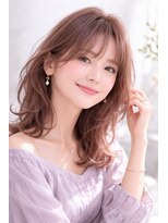 ティンク 港南台 (Tink)&nbsp;艶ピンクベージュ×大人ミディ
