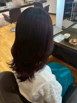 ヴァンカウンシル 清須店(VANCOUNCIL)&nbsp;透明感のある夏カラー うる艶巻き髪ウェーブ#3