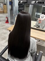 アウラ(AURA) スーパーロング縮毛矯正/レディースカット/地毛風カラー