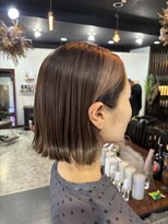 ヘアリゾート マンゴスティン(hair resort Mangosteen)&nbsp;ハイライト×ピンクベージュ