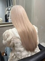 ヘアプレイスソル (HAIR PLACE SoL)&nbsp;ブリーチ/ダブルカラー/ホワイトベージュ/ハイトーン