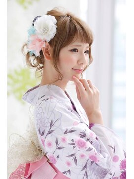 ネオリーブアピ 池袋店(Neolive api) 【池袋　Neolive 】ゆかたアレンジ（浴衣着付け＆ヘア￥5710)