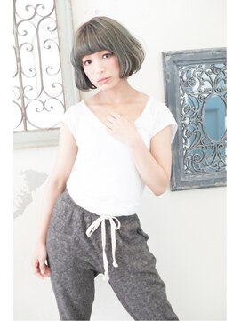 キープへアデザイン(keep hair design) グレイッシュボブ【keep hair desigin.木田昌吾】