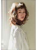 【juno】Springナチュラルふわふわウェーブパーマ★ミディアム