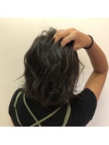パティオンツー(PATIONN2)&nbsp;30代40代の大人女子☆パレイヤージュカーキマットサファイア☆
