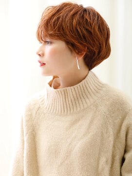 ウィルゴ(VIRGO) 【VIRGO 橋元】30代40代50代 オレンジマニッシュショートカット