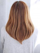 ヘアメイク ナル(hair make nalu)&nbsp;透け感バングの内巻きレイヤースタイル