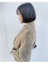 ノア ヘアデザイン 町田店(noa Hair Design) ダークアッシュ×シンプルボブ