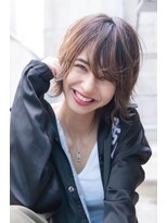 オースティン 錦糸町(AUSTIN)&nbsp;AUSTIN☆外ハネボブアッシュブラウンネオウルフツイストパーマ