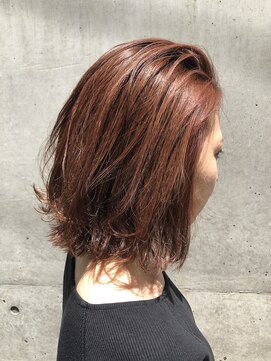 ロンドアベニール 北千住(Lond avenir) namie ピンクブラウンボブ