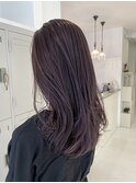 ブリーチ無しパープル