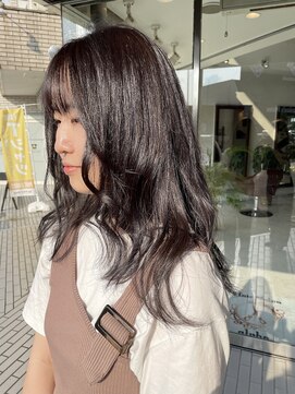 アルファ(Hair Salon alpha) ナチュラルなニュアンス☆ディープラベンダーベージュ