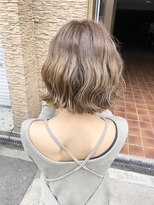 ジルチ ヘアー(Zilch hair)&nbsp;波巻きボブショート/白髪ぼかし/髪質改善/ブリーチ/ダブルカラー