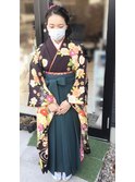卒業式/袴/ハーフアップ