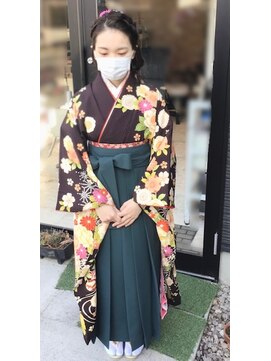 ヘアーメイク S&I 卒業式/袴/ハーフアップ