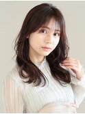 大人可愛い20代30代40代小顔レイヤーミディアム