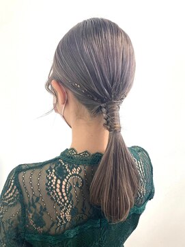 ゲーム 原宿店(GAME) ダブルカラーミルクティーベージュカラーケアブリーチ韓国