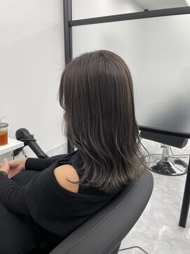 エフ 錦糸町(F.) ダークグレー×バレイヤージュ