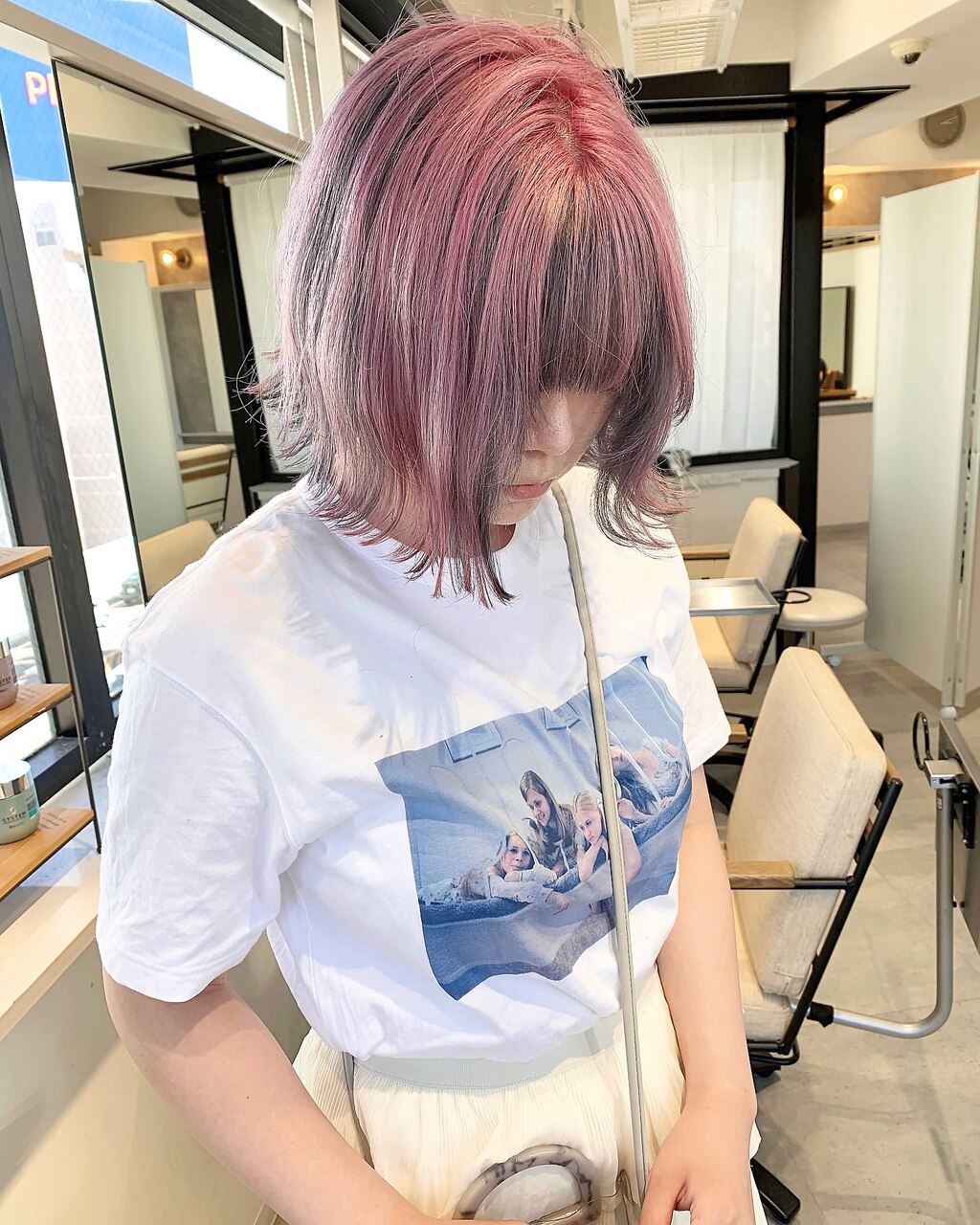 ピンク/シルバー/アンブレラカラー/ハイトーン：L185414714｜シピ バイ