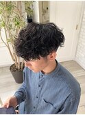 【波巻きパーマ】