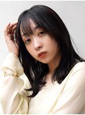 艶ブルーブラック×ミディアム