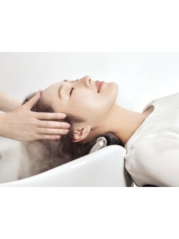 疲労回復効果◎自慢のヘッドスパで頭皮環境を整え、頭皮から美しい髪へ。アロマ香る極上空間で癒しを提供◇