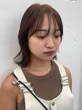 ジルスタジオ(JILL STUDIO) JILL STUDIO 透明感カラー/ブラウン/外ハネミディ