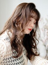 新宿 セイヴィアン ヘアーギャラリー(Savian Hair garelly) 【新宿Savian】小顔薄めバングのベージュレイヤー