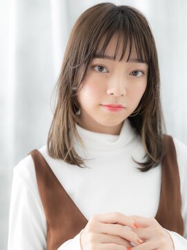 ドクターズサロン LAB 小山店 シースルーバングでツヤ髪レイヤーロングo小山10代20代30代