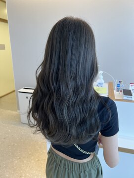 メゾン アンドロア(Maison. Andloa) オリーブグレージュ 波巻き