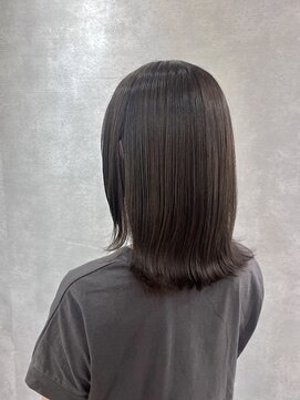 レガロヘアアトリエ(REGALO hair atelier) アッシュブラウン/外ハネボブ【水戸/赤塚】