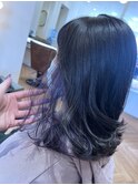 バイオレット×インナーカラー