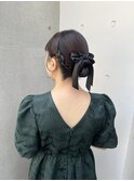 お呼ばれヘア