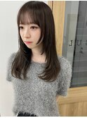姫カット× レイヤーカット