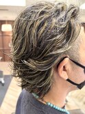 メンズ白髪ぼかしハイライト!