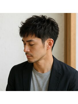 スープレックス ヘアーデザイン(SOUPREX HAIR DESIGN) 大人メンズナチュラルショート　20代 30代 40代 50代 60代