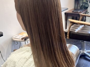 フランシス(Francis.)の写真/【カラー同時施術】のメニューも◎ノンシリコンの縮毛矯正ストレートで真っ直ぐサラサラのストレートヘアに