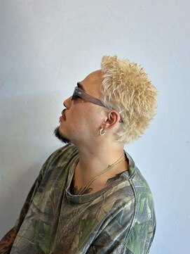 サワーズ 西新井店(SAWAS) short spiky/ブリーチ/メンズ/キッズカット/ハイライト