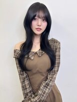 ペレ 栄 アネックス(PELE栄ANNEX)&nbsp;黒髪カタログ/クラゲヘアー/オリーブグレー/栄