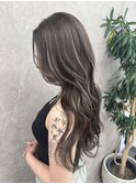 コントラスト極ハイライト☆グレーベージュ