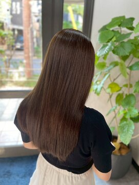 ベルポール(Bell port) 着物ヘア/大人ガーリー/ダークアッシュ/似合わせカット/芦屋駅