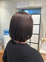 ジュイール(jouir)&nbsp;三鷹白髪ぼかしハイライトショートボブウルフショートカット韓国