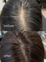 ミレット 竹ノ塚東口店(miret)&nbsp;30代40代50代◎白髪染めリタッチカラーミディアムヘア竹ノ塚