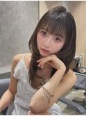 ワンホンヘア/韓国ヘア/ウルフ/前髪/レイヤーカット/新宿