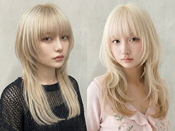 ピチカート 原宿(pizzicato)の写真/一人ひとりに合わせたカラー提案であなたのなりたいを叶える♪［ブリーチ/ダブルカラー/ウルフ/ブリーチ］