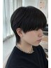 【膨らみ解消】韓国風ナチュラルダウンパーマ+メンズカット